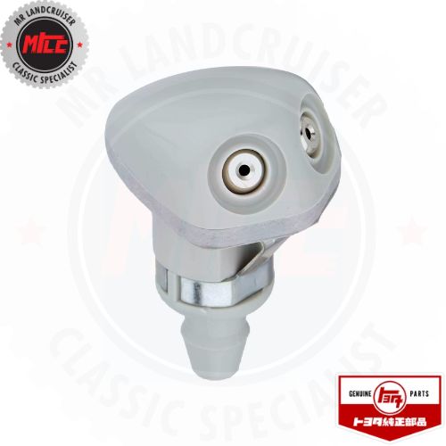 Front of Toyota Landcruiser Windshield Washer Nozzle