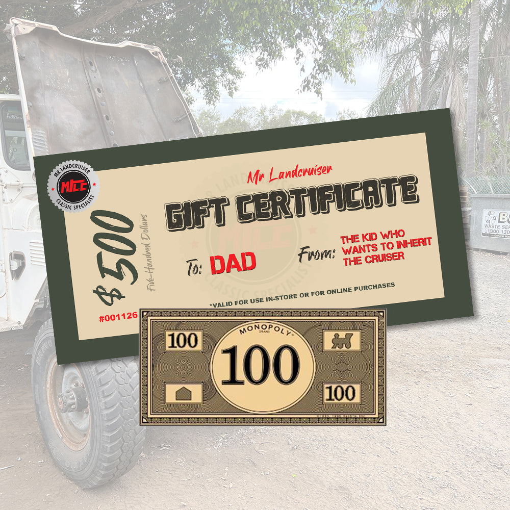 Mr Landcruiser Gift Card