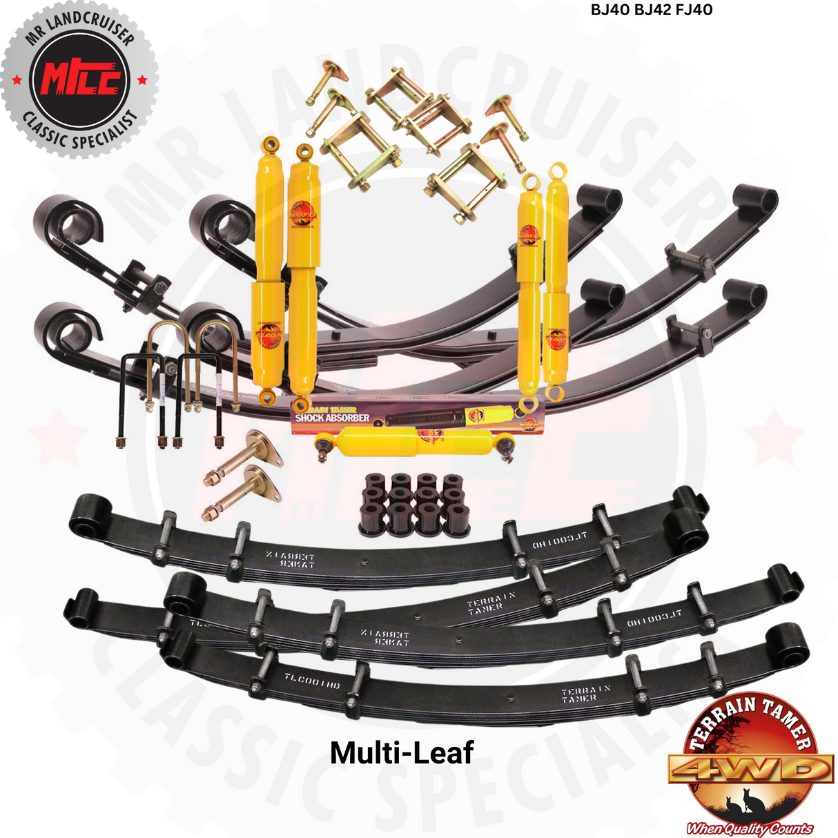 BJ42 Landcruiser 40 Series Full Suspension Kit Front & Rear