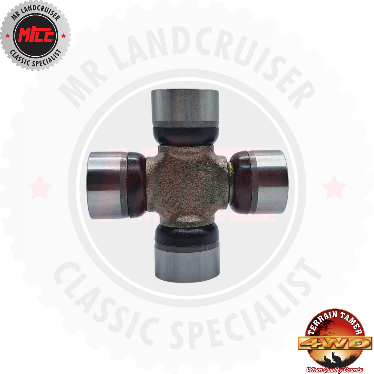 Rear view of Universal Joint Kit Front & Rear suitable for 40 & 45 series Toyota Landcruiser