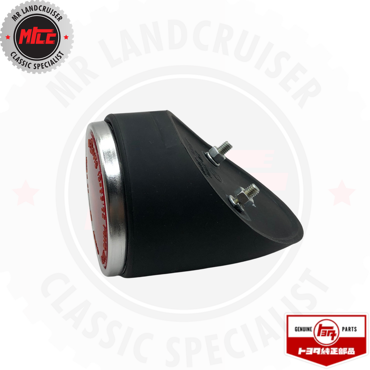 Side view of Rear Reflector for SWB 40 Series Toyota Landcruiser