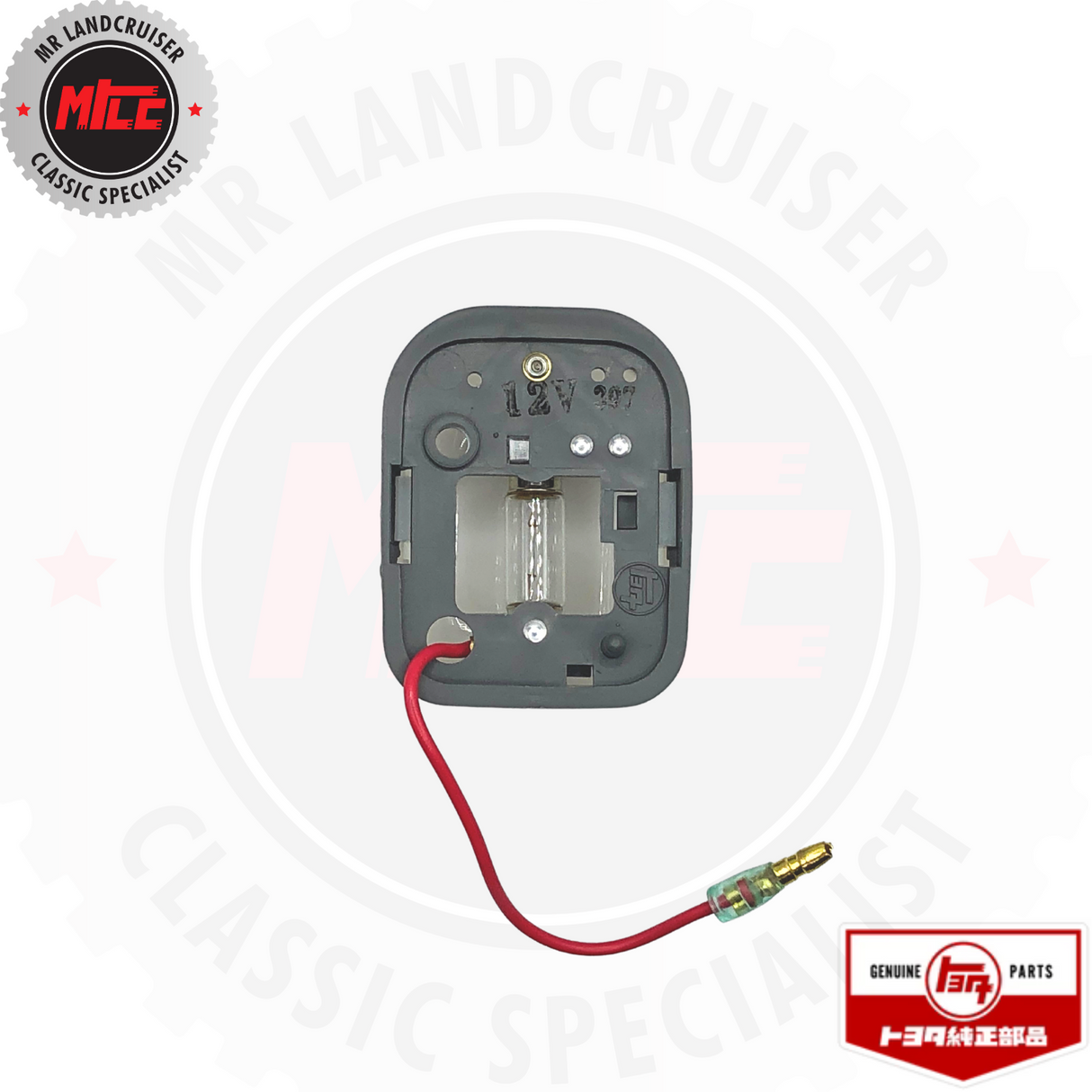 another bottoom view of Toyota Landcruiser OEM Interior Dome Light Lamp Assembly