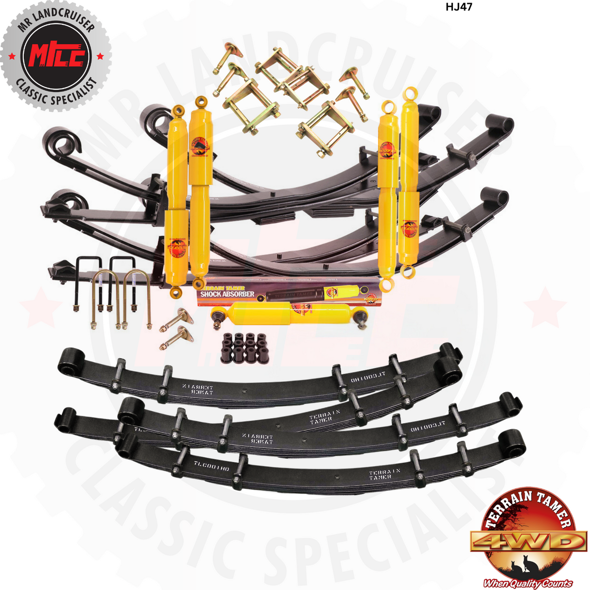 HJ47 Landcruiser 40 Series Full Suspension Kit Front & Rear