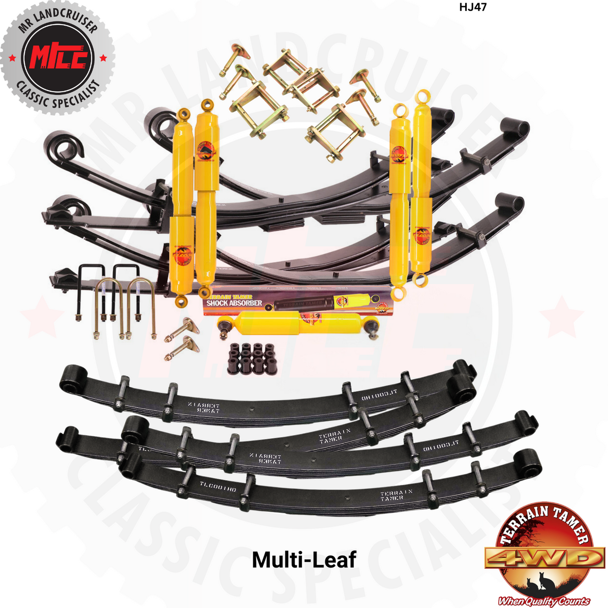 HJ47 Landcruiser 40 Series Full Suspension Kit Front & Rear