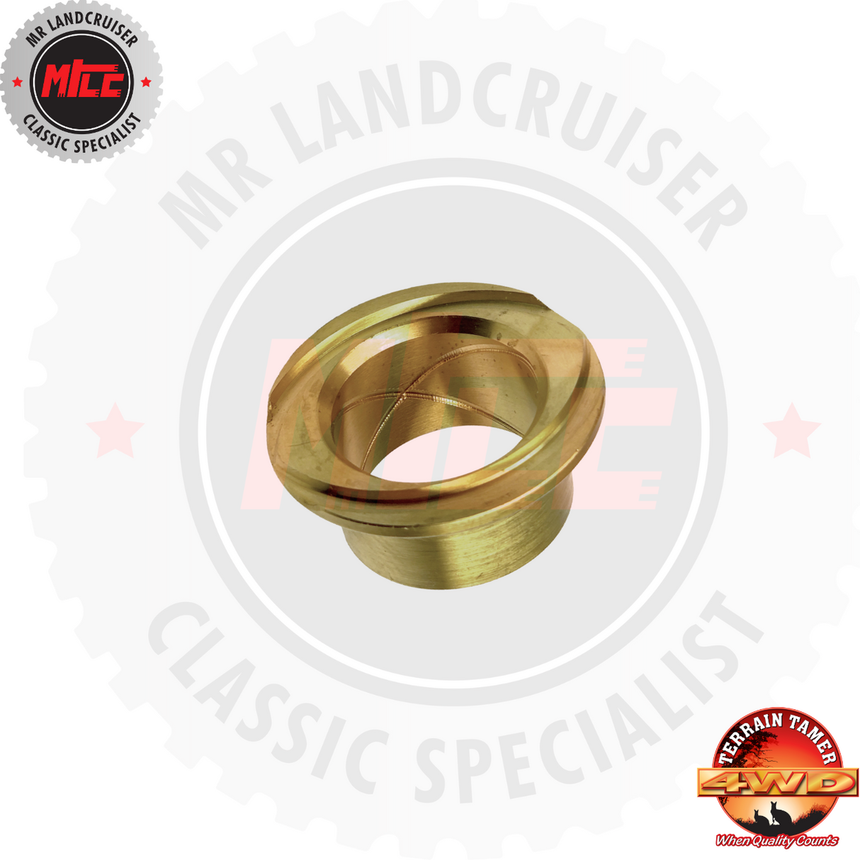 Rear view of Bush Inner Spindle 25mm Long suits 40 60 & 70 Series Toyota Landcruiser