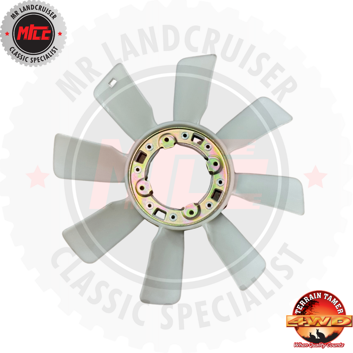 Fan Blade 8 Blades suits 2H HJ47 Toyota Landcruiser 08/1980 - 12/1984