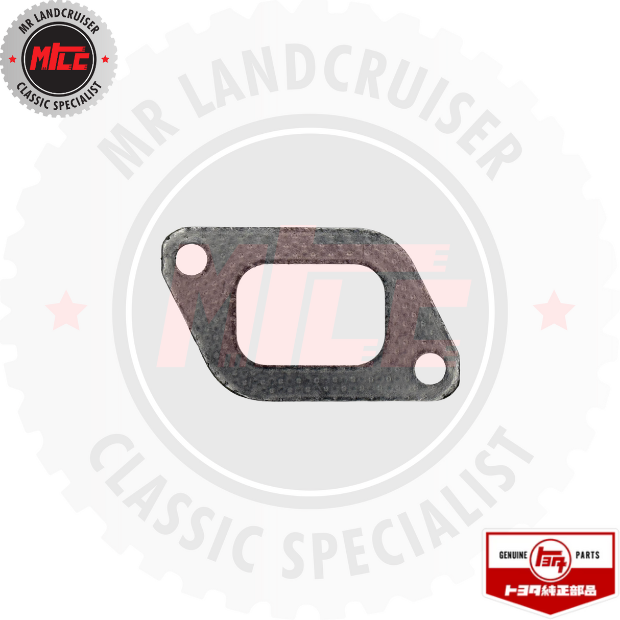top view of Genuine Toyota Gasket Exhaust Manifold 2H suits 40 60 & 70 Series Landcruiser