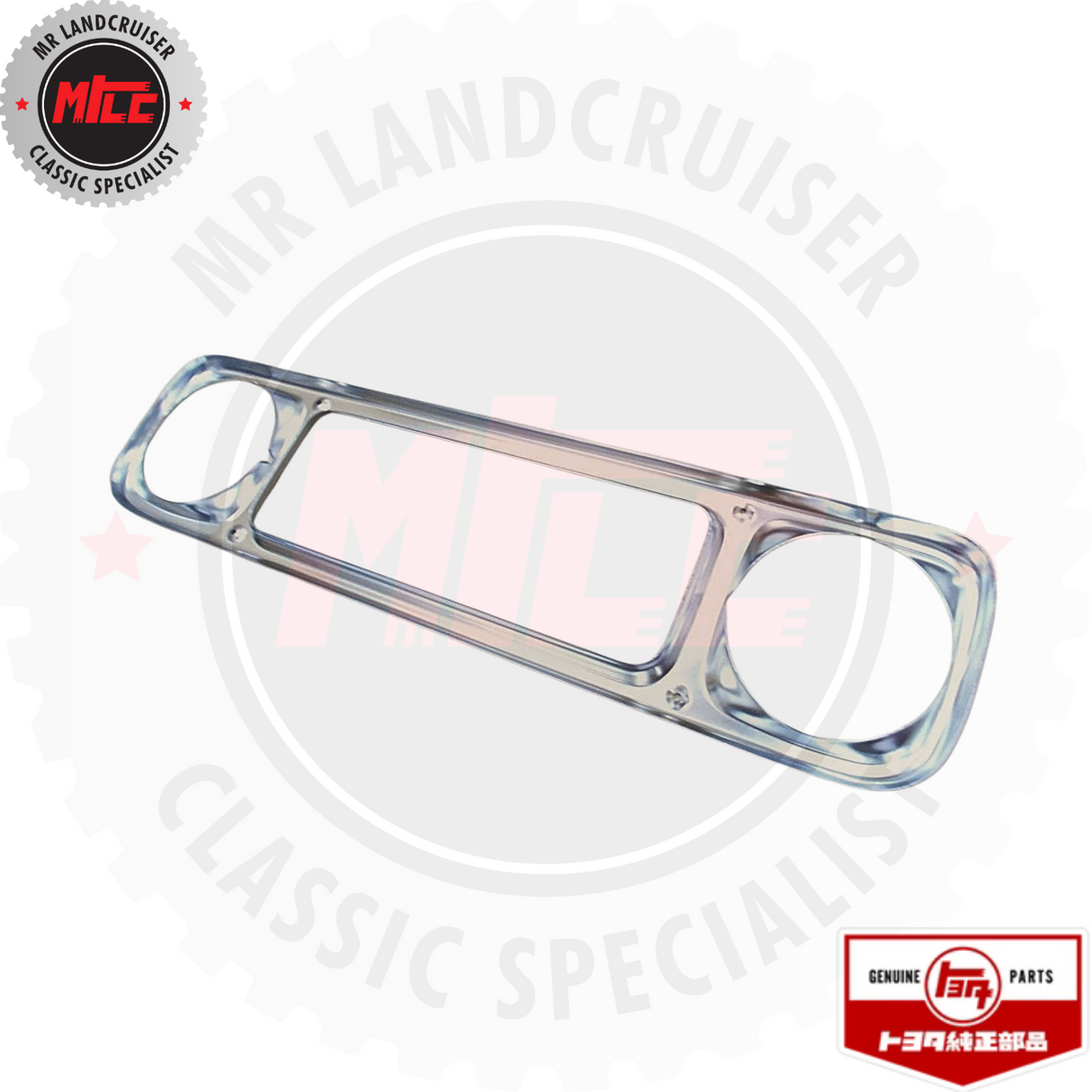Genuine Front Chrome Grill Bezel for Toyota Landcruiser BJ40 FJ40