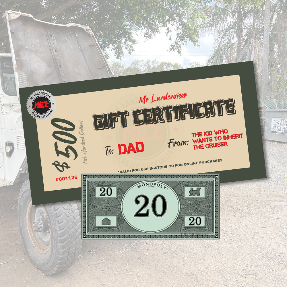 Mr Landcruiser Gift Card