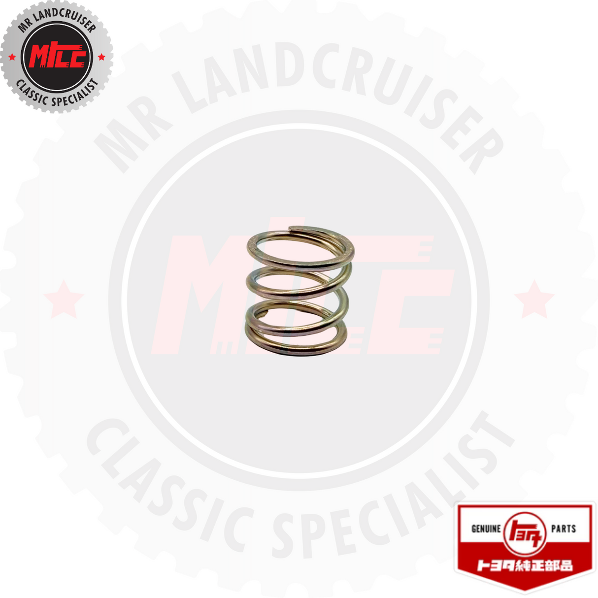 close up of Genuine Toyota Filter Element Spring suits 40 Series and 60 Series Landcruiser