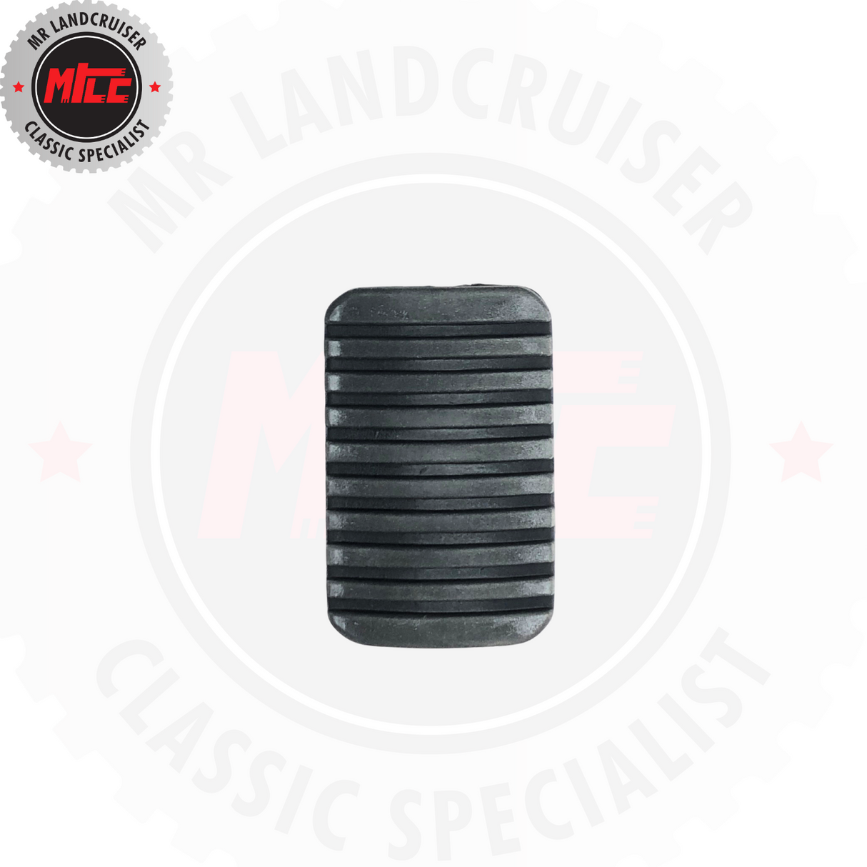 rectangular Clutch or Brake Pedal Pads suitable for Toyota Landcruiser 40 Series & 60 Series