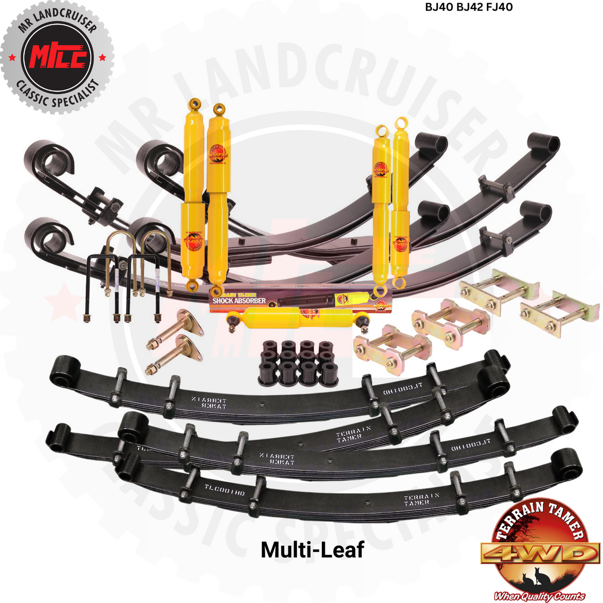 FJ40 Landcruiser 40 Series Full Suspension Kit Front & Rear