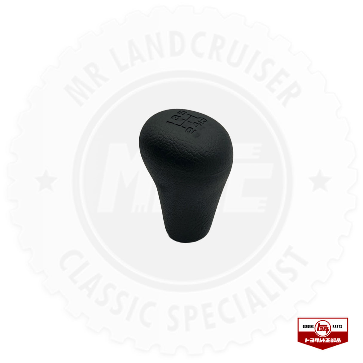 Front view of genuine toyota gear shift knob