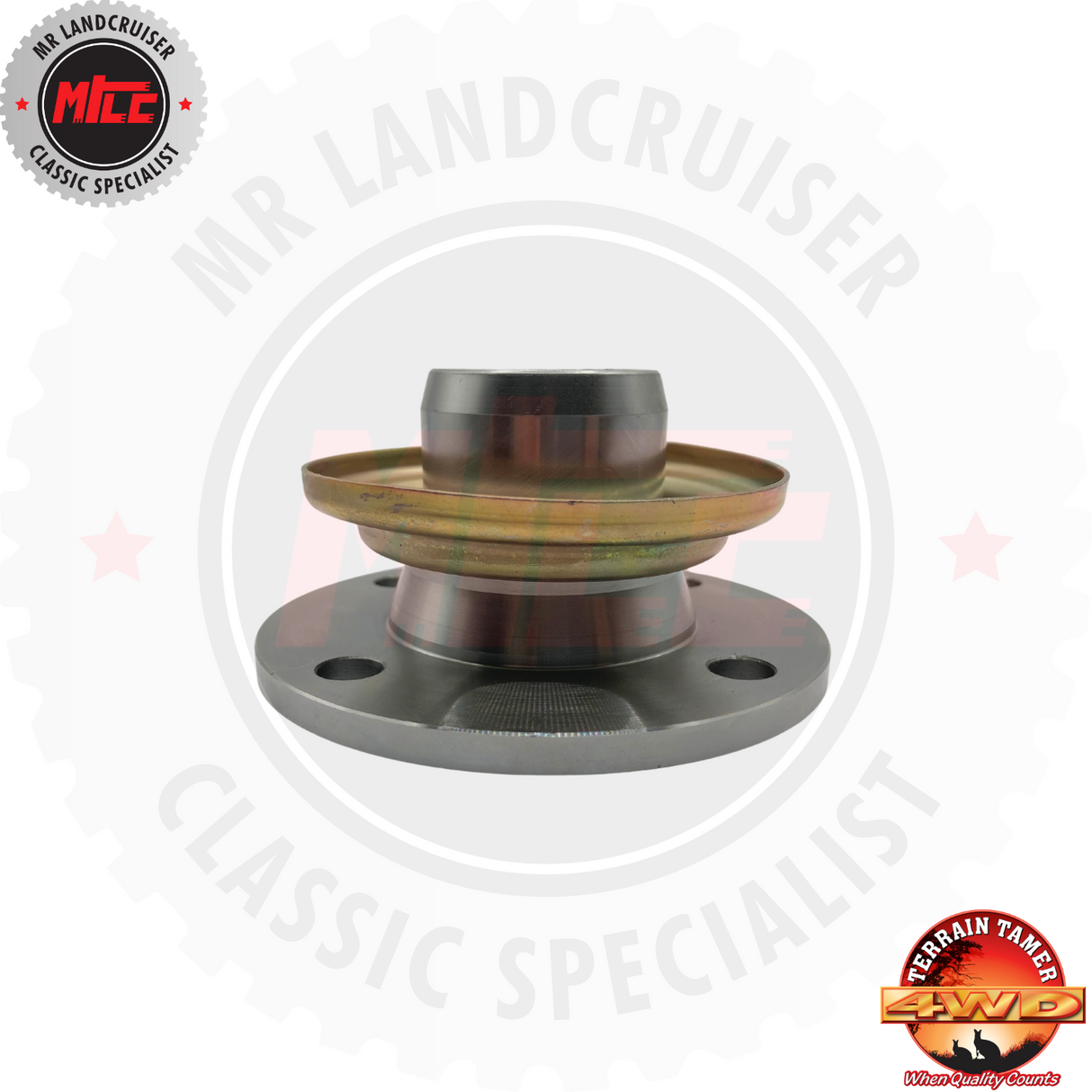 Side view of 4WD Differential Pinion Flange 4 Bolt Holes