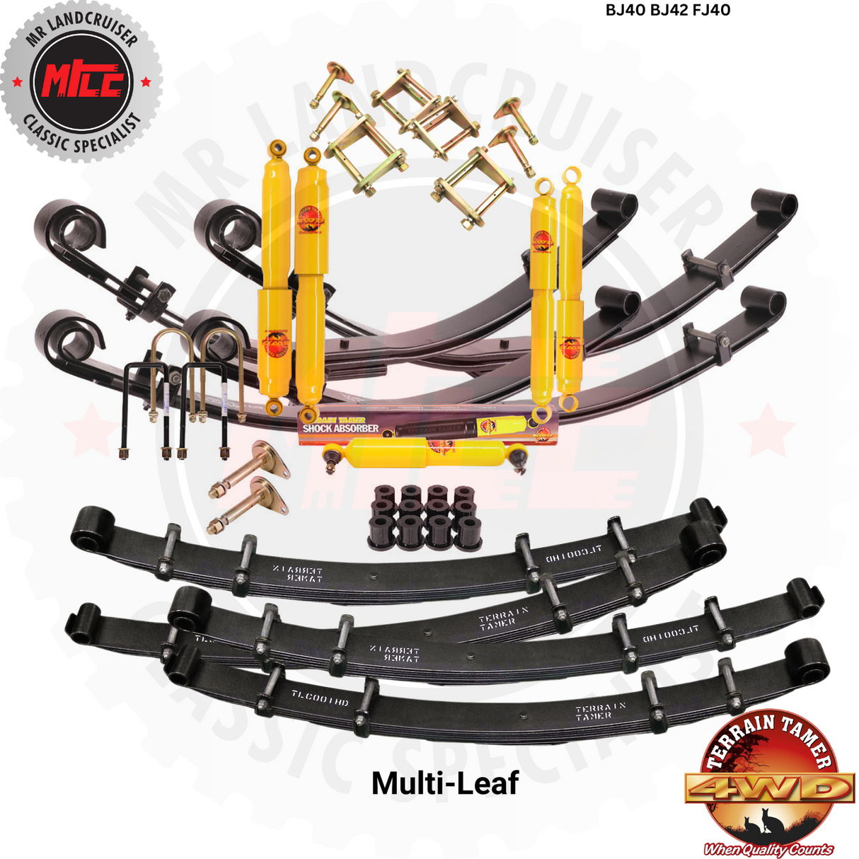 FJ40 Landcruiser 40 Series Full Suspension Kit Front & Rear