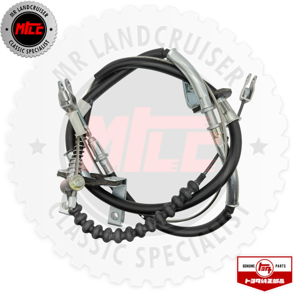 top view of Genuine Hand Brake Cable suits 40 Series