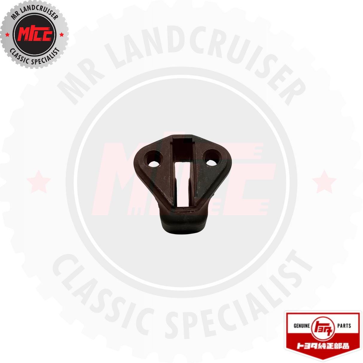 rear view of Genuine Toyota Bracket Bell Crank Hand Brake