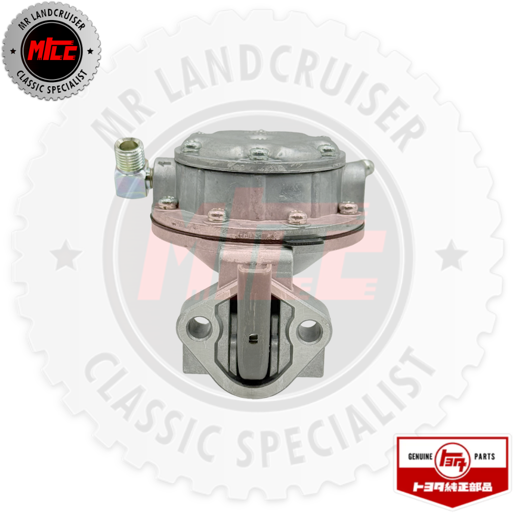 Mechanical part with branding on a white background