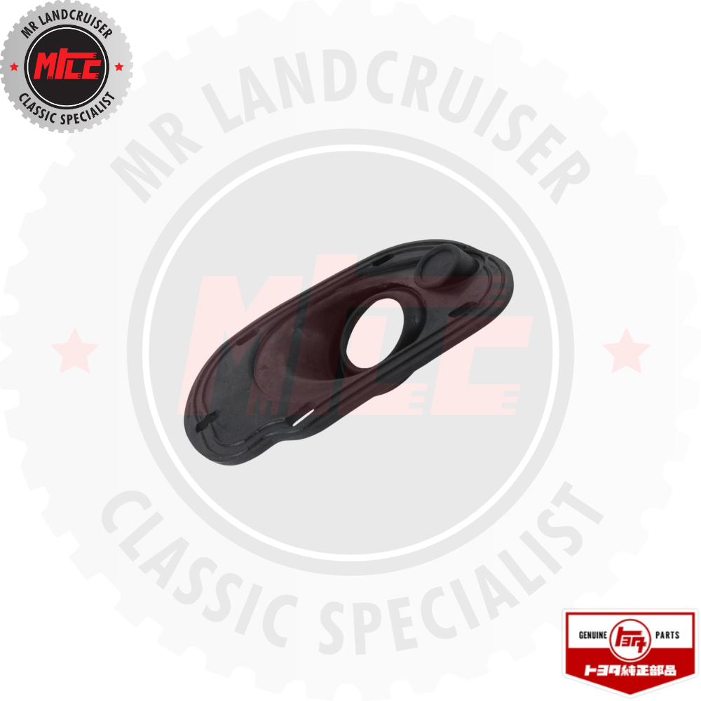 rear side of Genuine Toyota Dust Proof Assy Steering Column Hole Floor Shift suits 40 Series Toyota Landcruiser