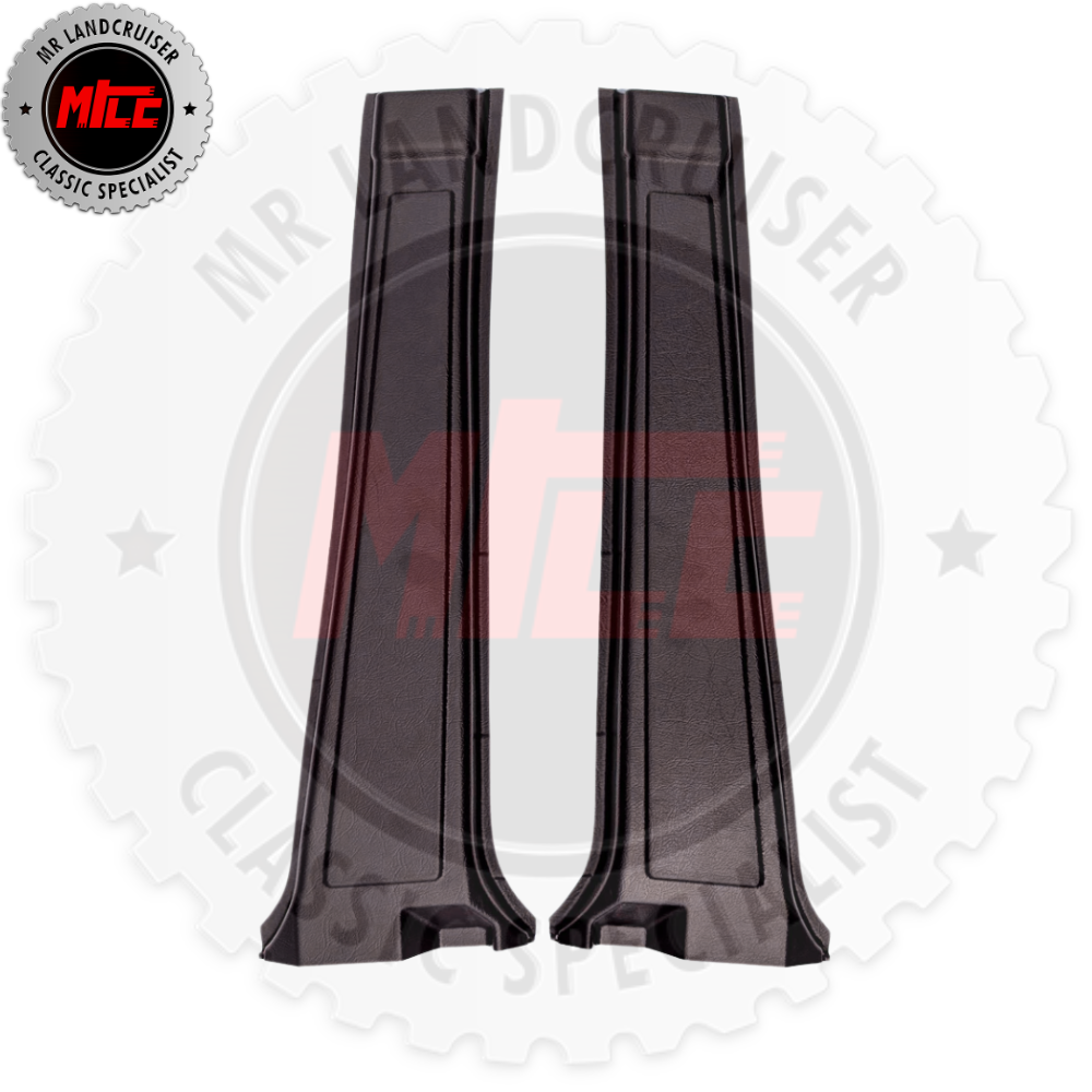 B-Pillar Trim & Seat Belt Cover Set suits 60 Series Toyota Landcruiser FJ60 FJ62 HJ60 HJ61 | 1980-1990