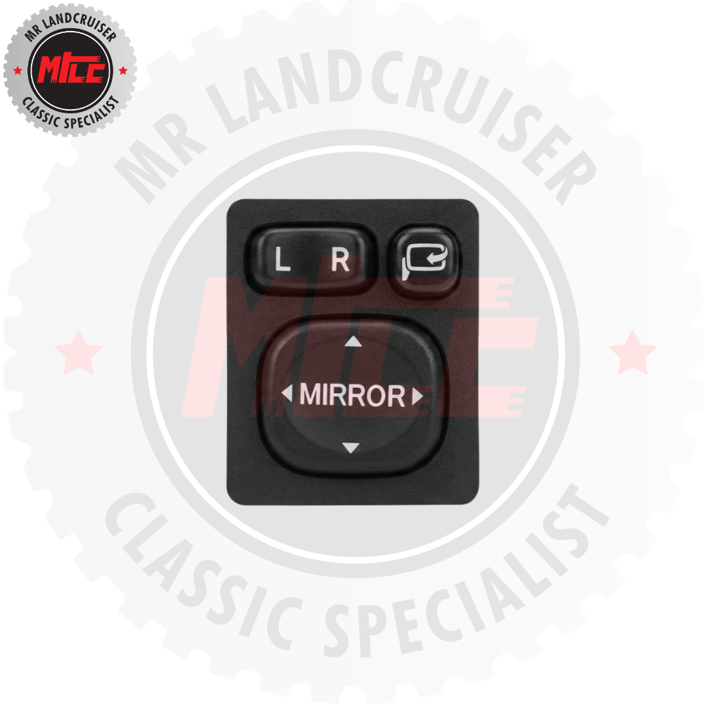 Upgrade Black Side Mirrors suits Toyota Landcruiser 70 76 Series and 60 Series Power Mirror/Fold/Indicators ??