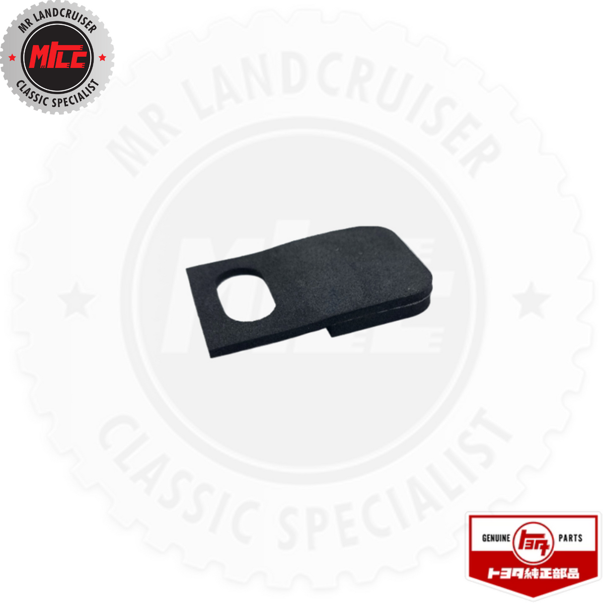 rear view of 40 Series Landcruiser Genuine Toyota Weatherstrip Roof Front