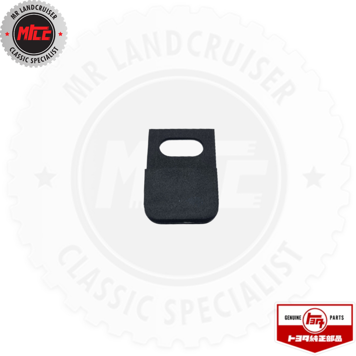 front view of 40 Series Landcruiser Genuine Toyota Weatherstrip Roof Front