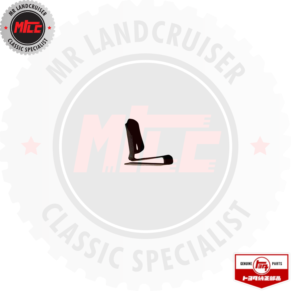 side view of Genuine Toyota Front Door Trim Retainer Clip suits 40 Series Landcruiser 08/1980 - 03/1986