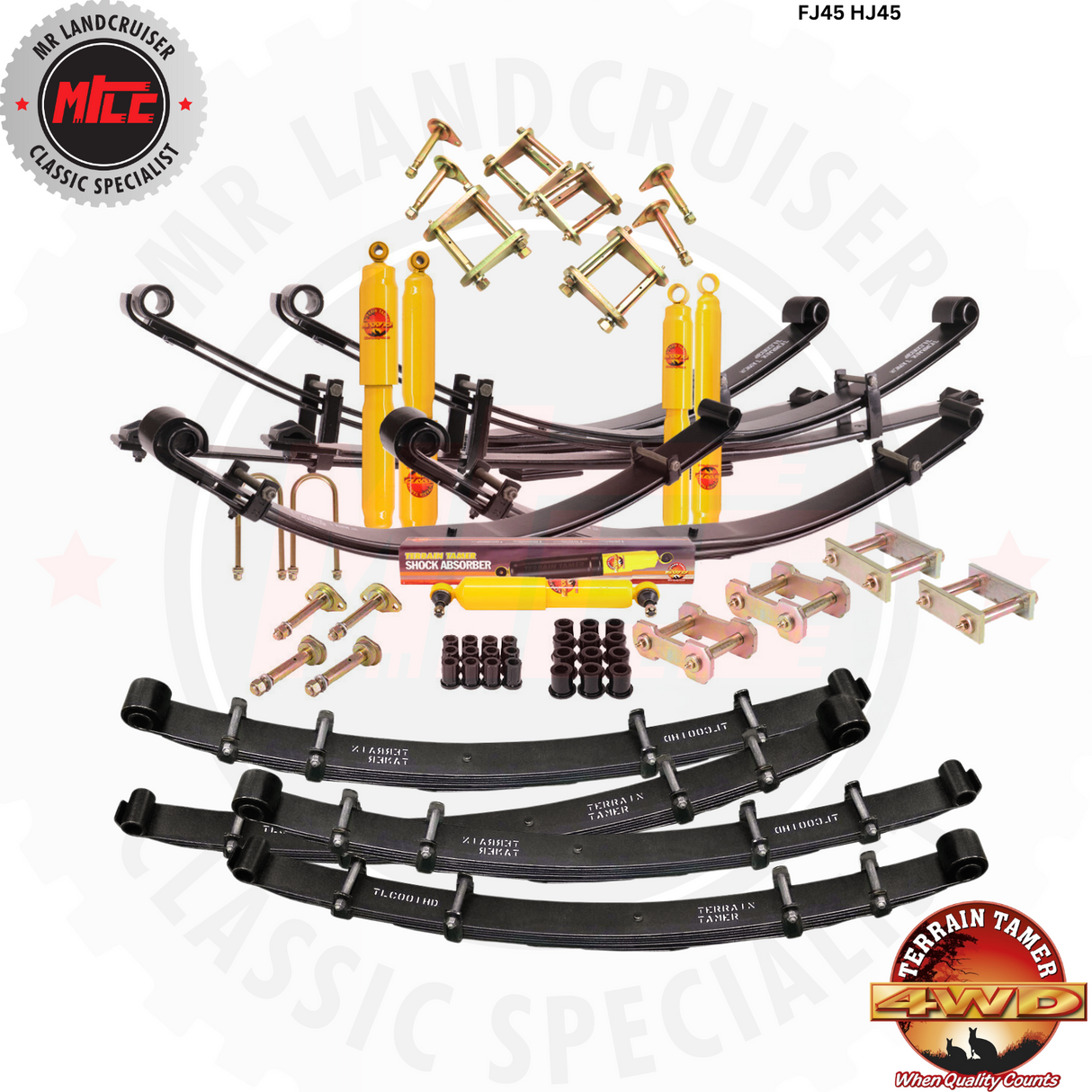 Full suspension kit for toyota landcruiser FJ45 and HJ45