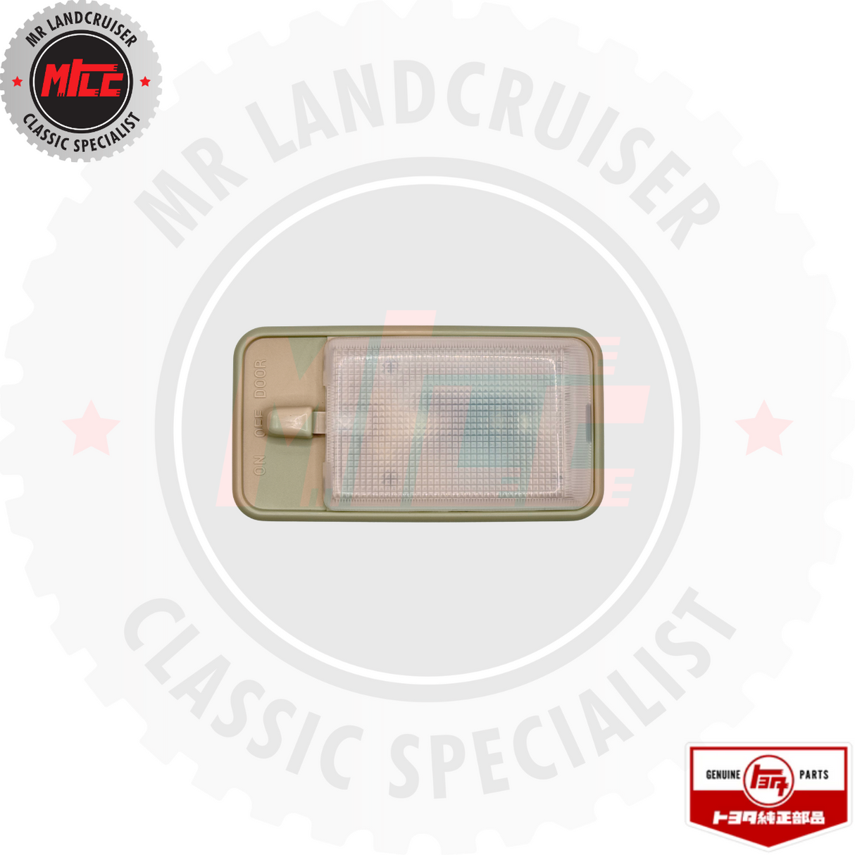 TOP VIEW OF Genuine Toyota Interior Lamp Assy suits 60 & 70 Series Landcruiser