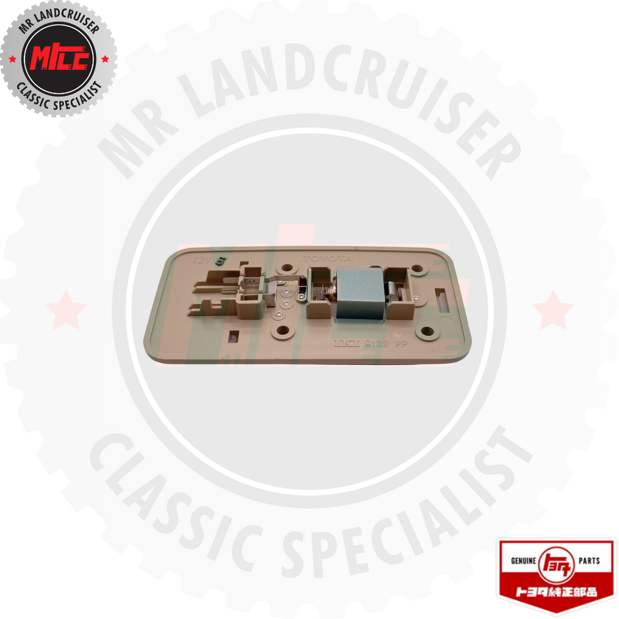 back view of Genuine Toyota Interior Lamp Assy suits 60 & 70 Series Landcruiser