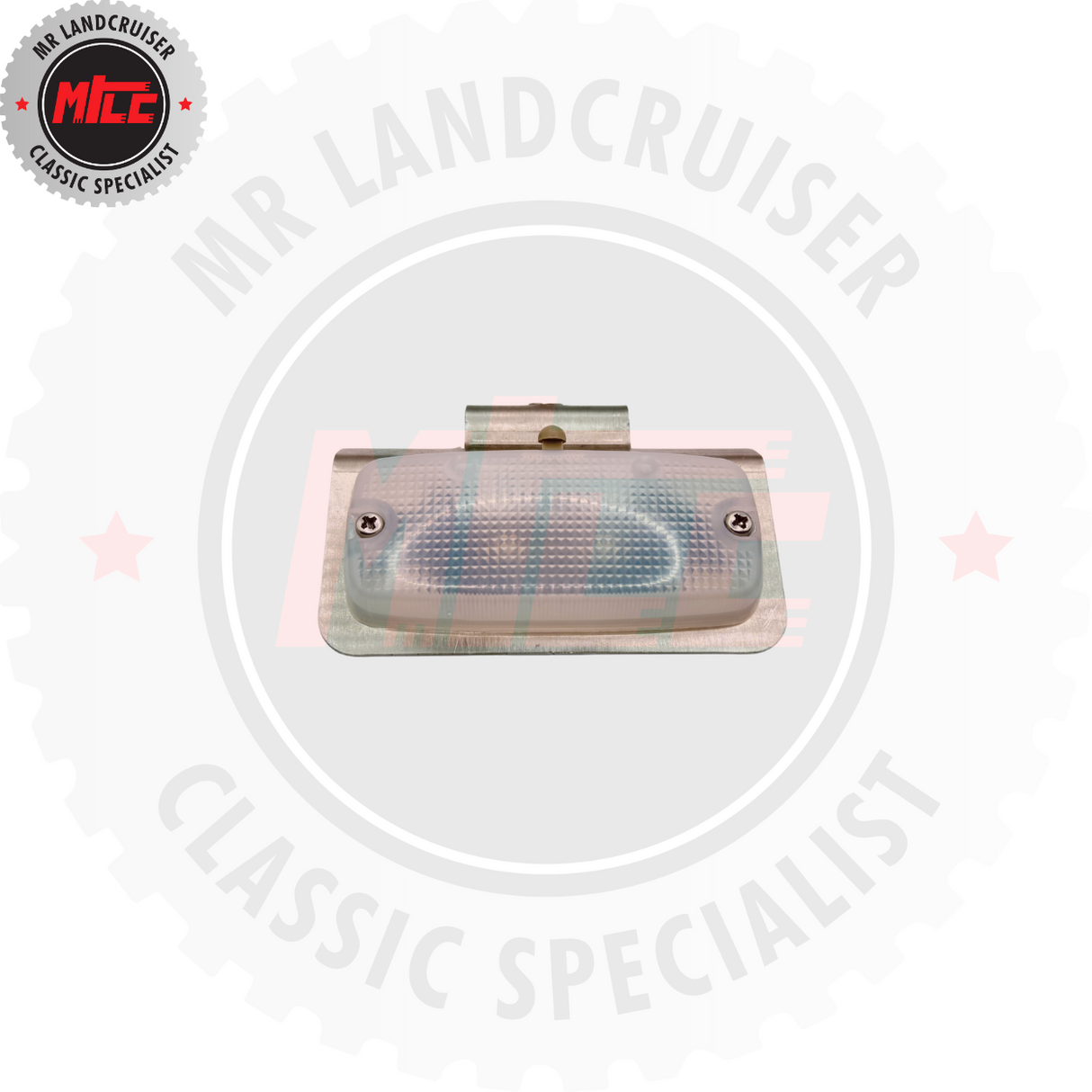 top view of Genuine Toyota Lamp Assy with bracket suits 60 & 70 Series Landcruiser 12/1984 -