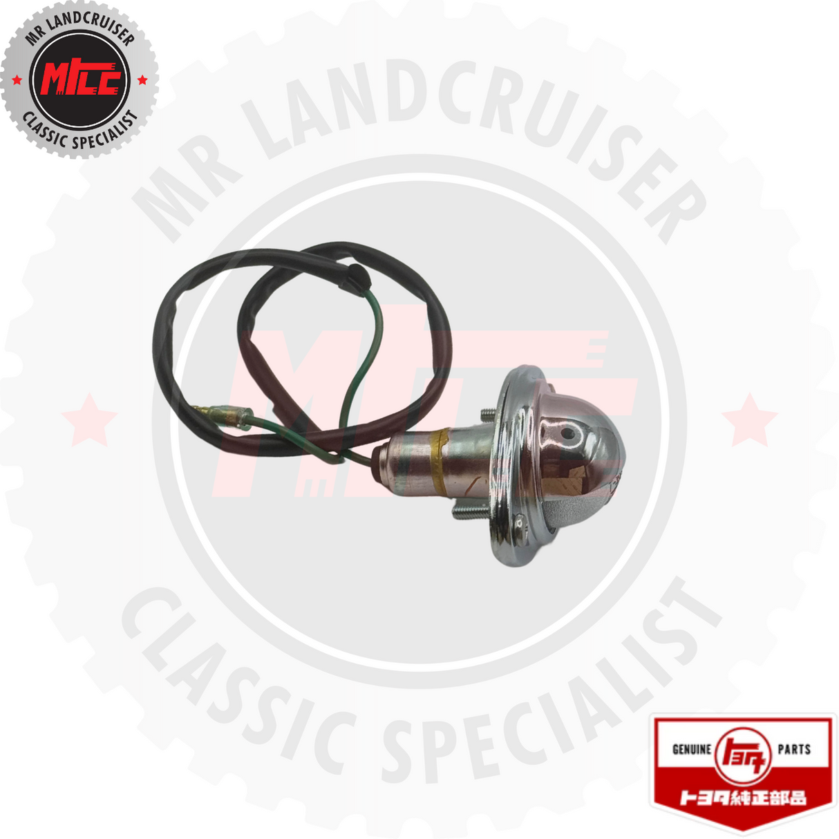 side view of Licence Plate Lamp Assy suits Toyota Landcruiser 40 Series