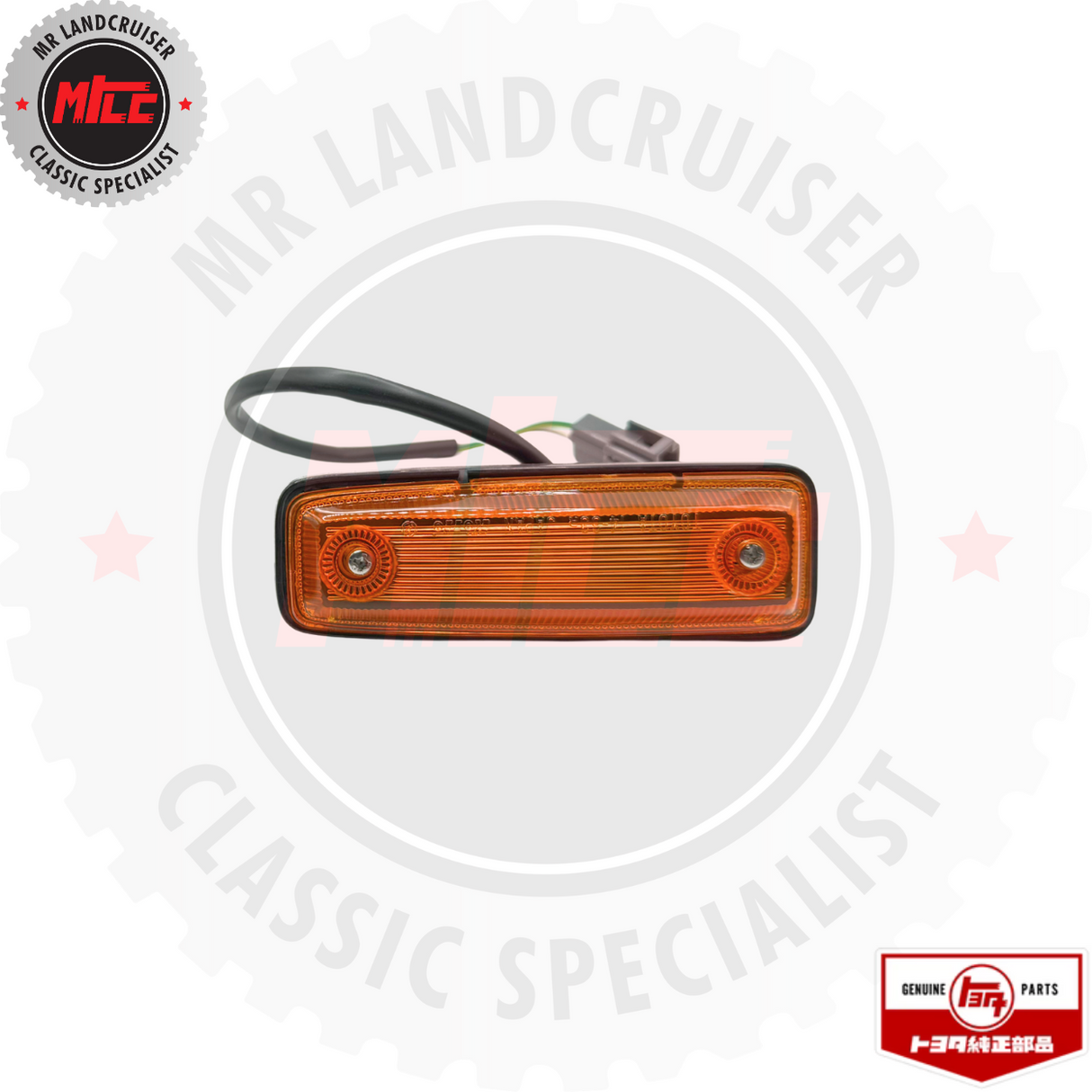 Genuine Toyota Lamp Side Turn Signal Indicator right suits 60 Series Landcruiser 08/1987 -