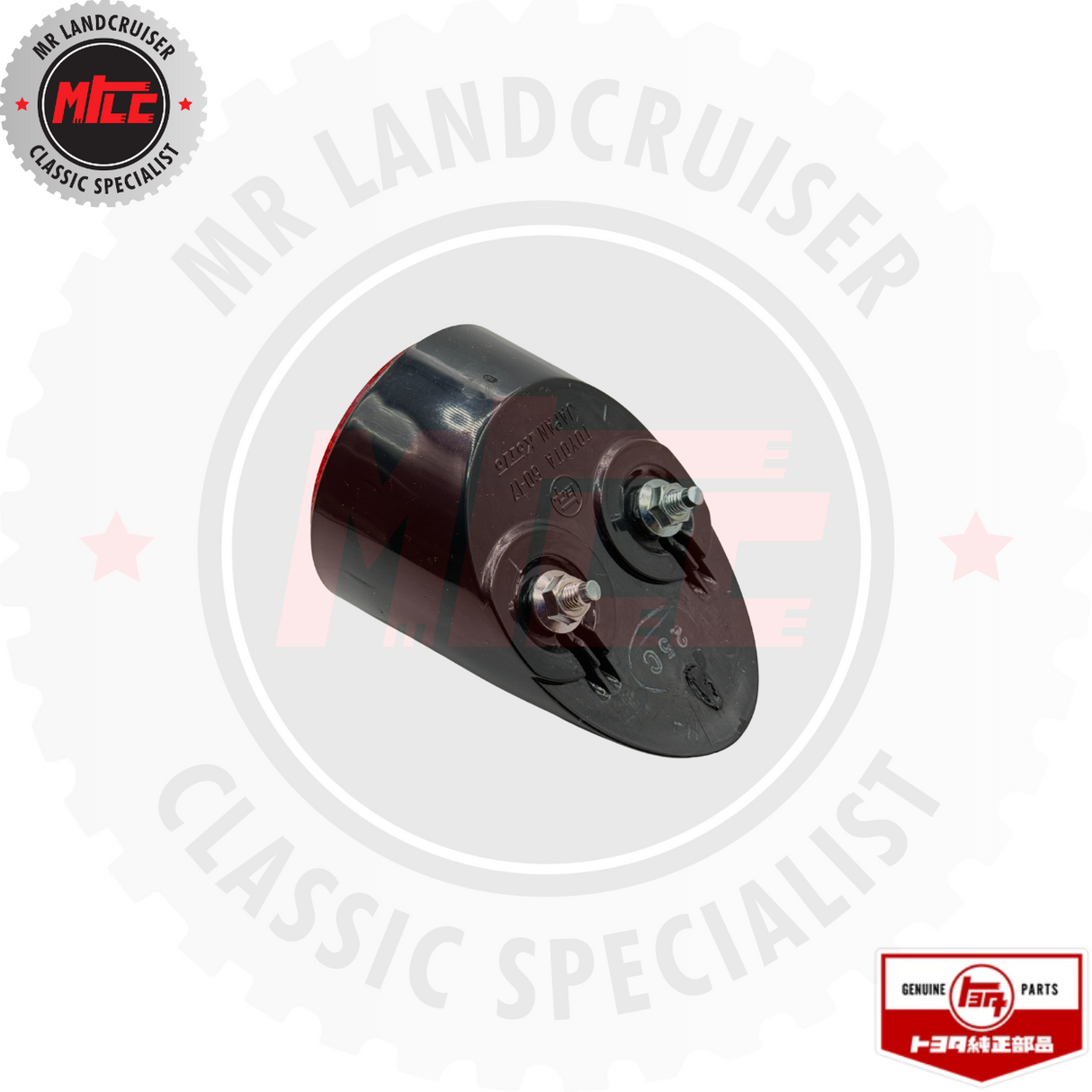 install view Genuine Toyota Reflector Reflex Black suits 40 Series Toyota Landcruiser 03/1969 - 12/1984