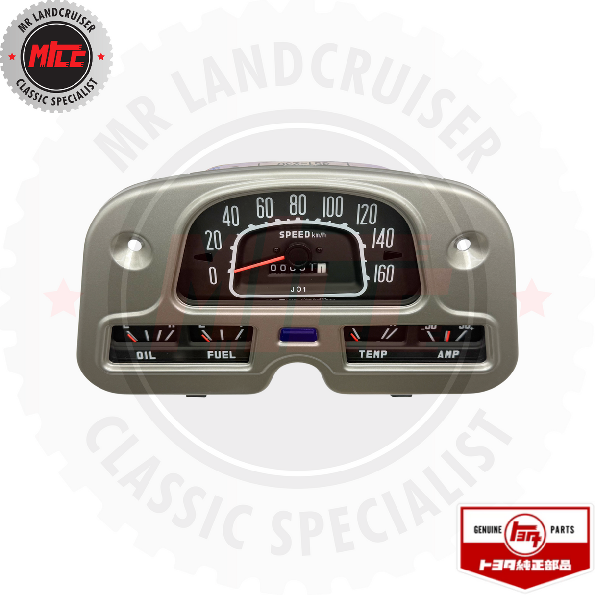 J01 Speedo Instrument Gauge Cluster Dash suits 40 Series Toyota Landcruiser 03/1969-06/1980