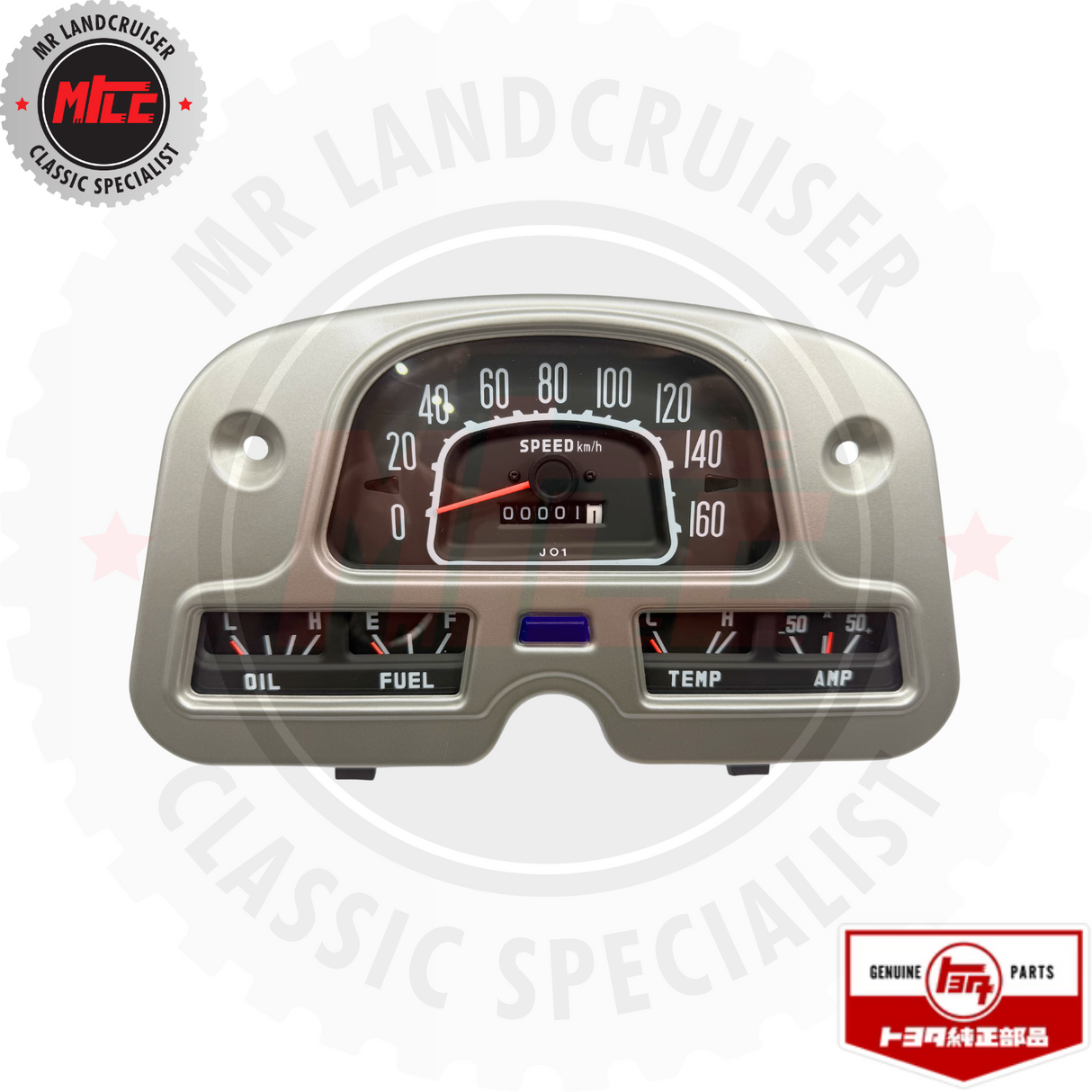 J01 Speedo Instrument Gauge Cluster Dash suits 40 Series Toyota Landcruiser 03/1969-06/1980