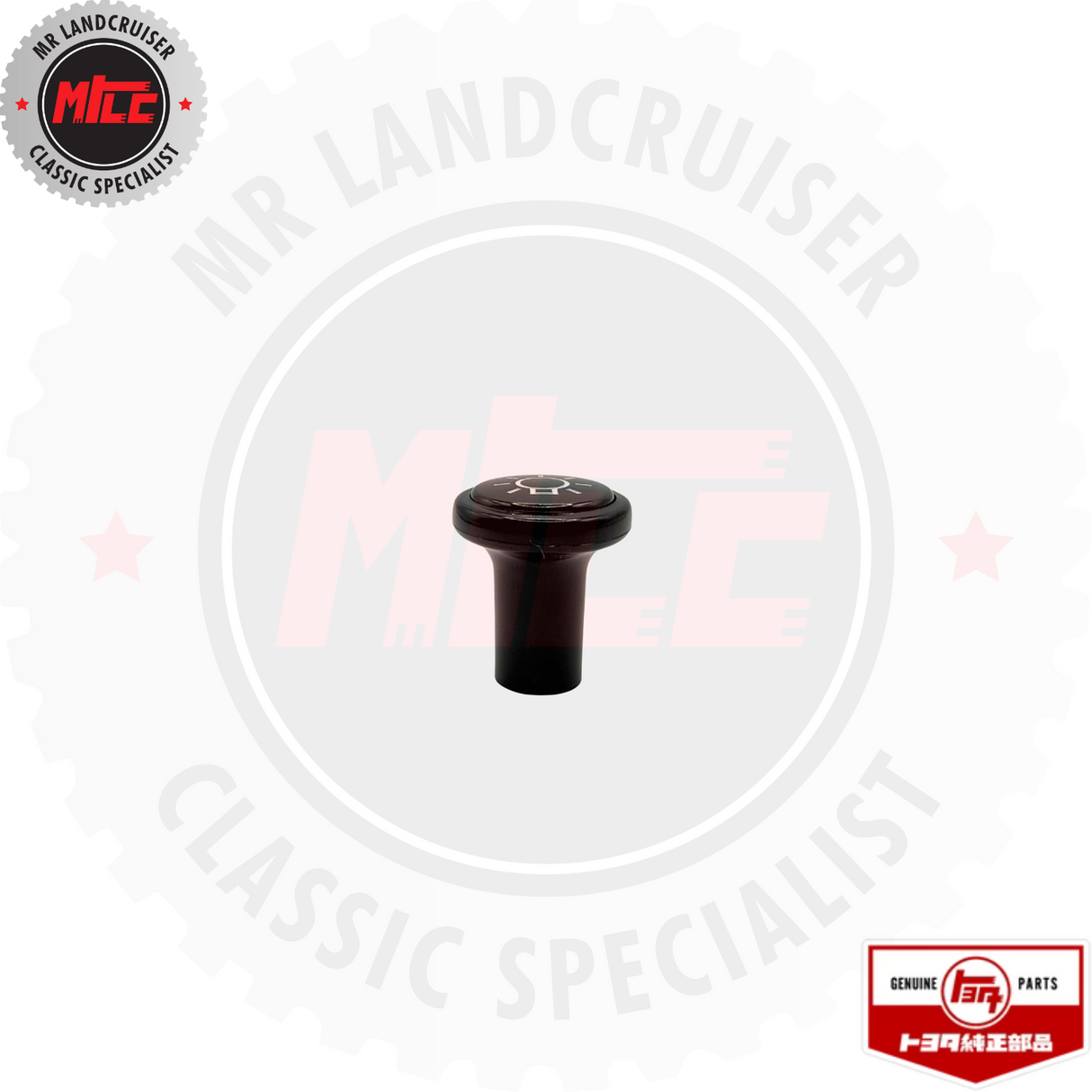 side view of Head Light Control Switch Knob