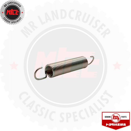 side view of Genuine Toyota Spring Clutch & Release Fork suits 40 & 60 Series Landcruiser