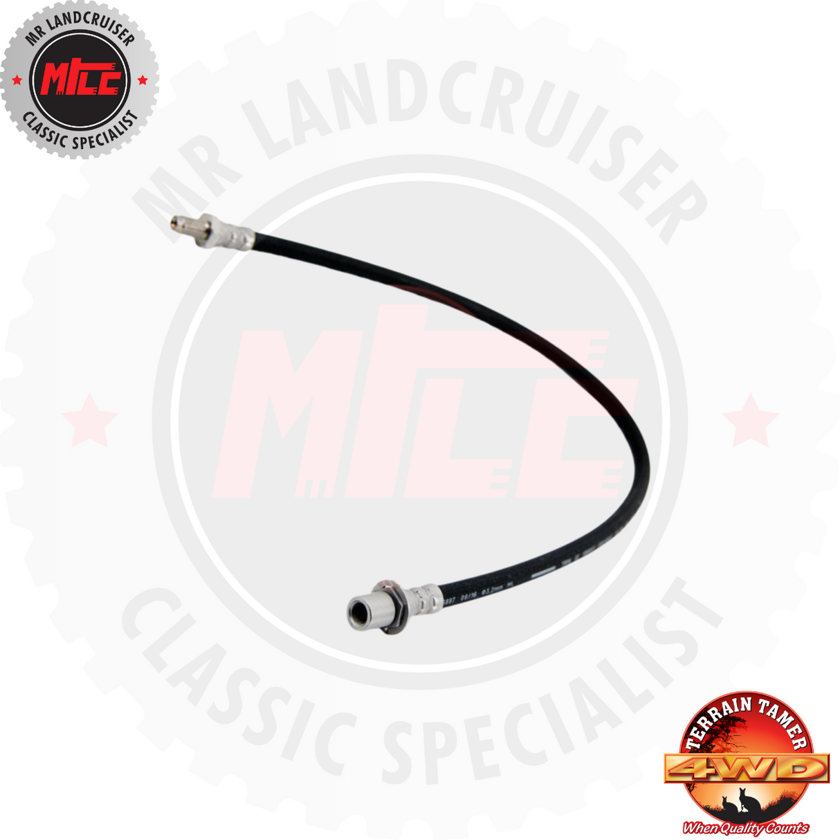 Brake Hose Rear Body To Diff 150mm