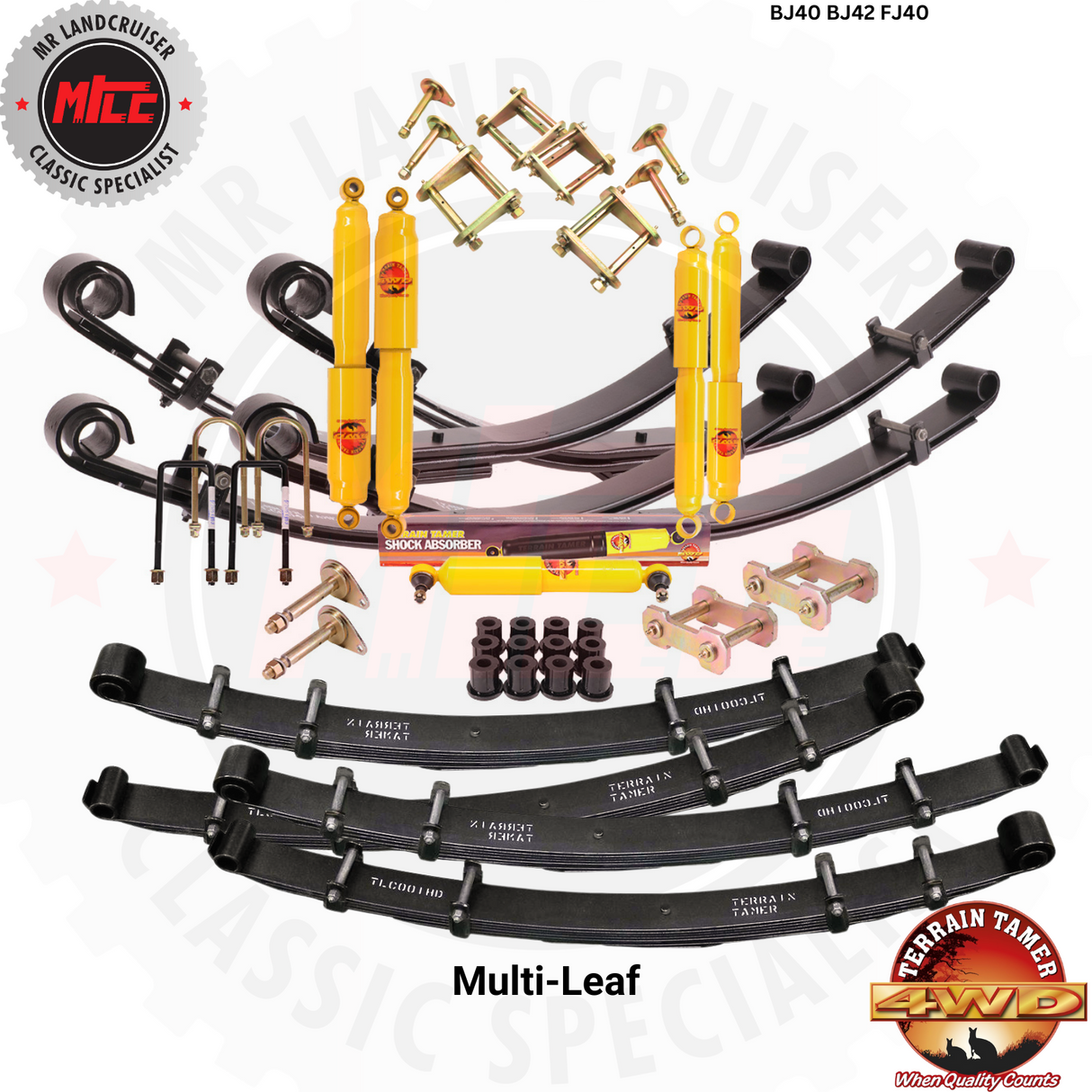 BJ40 Landcruiser 40 Series Full Suspension Kit Front & Rear