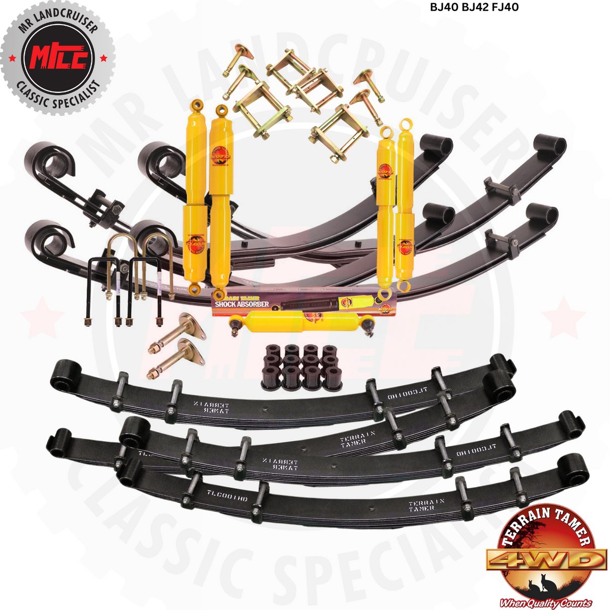 BJ42 Landcruiser 40 Series Full Suspension Kit Front & Rear