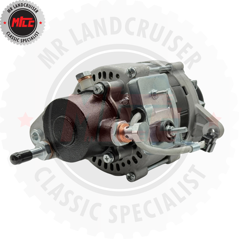 rear view of OEX Alternator 12V 80A Hitachi Style