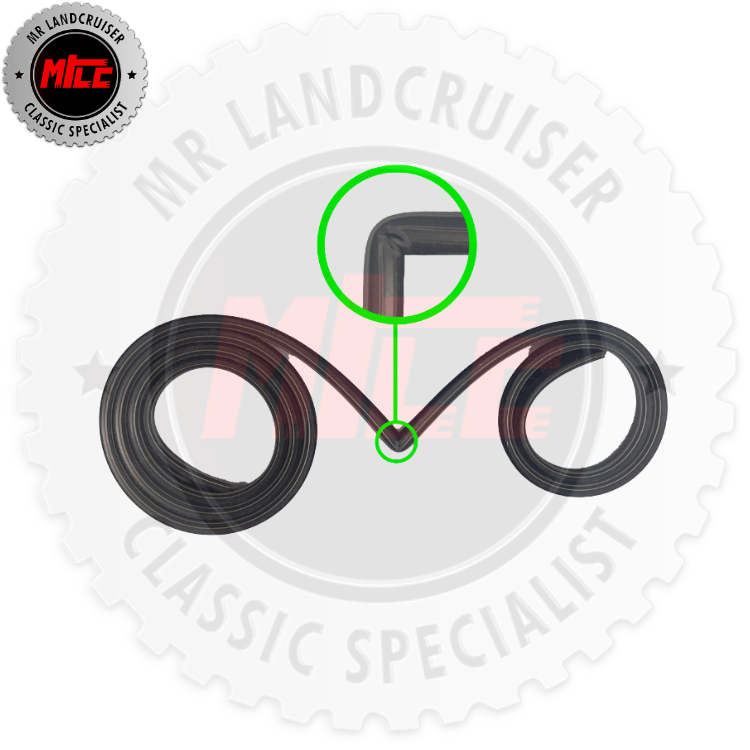 Aftermarket Bailey Channel Front Mitred suits FJ60 Toyota Landcruiser | No Front 1/4 Window | Sold Individually