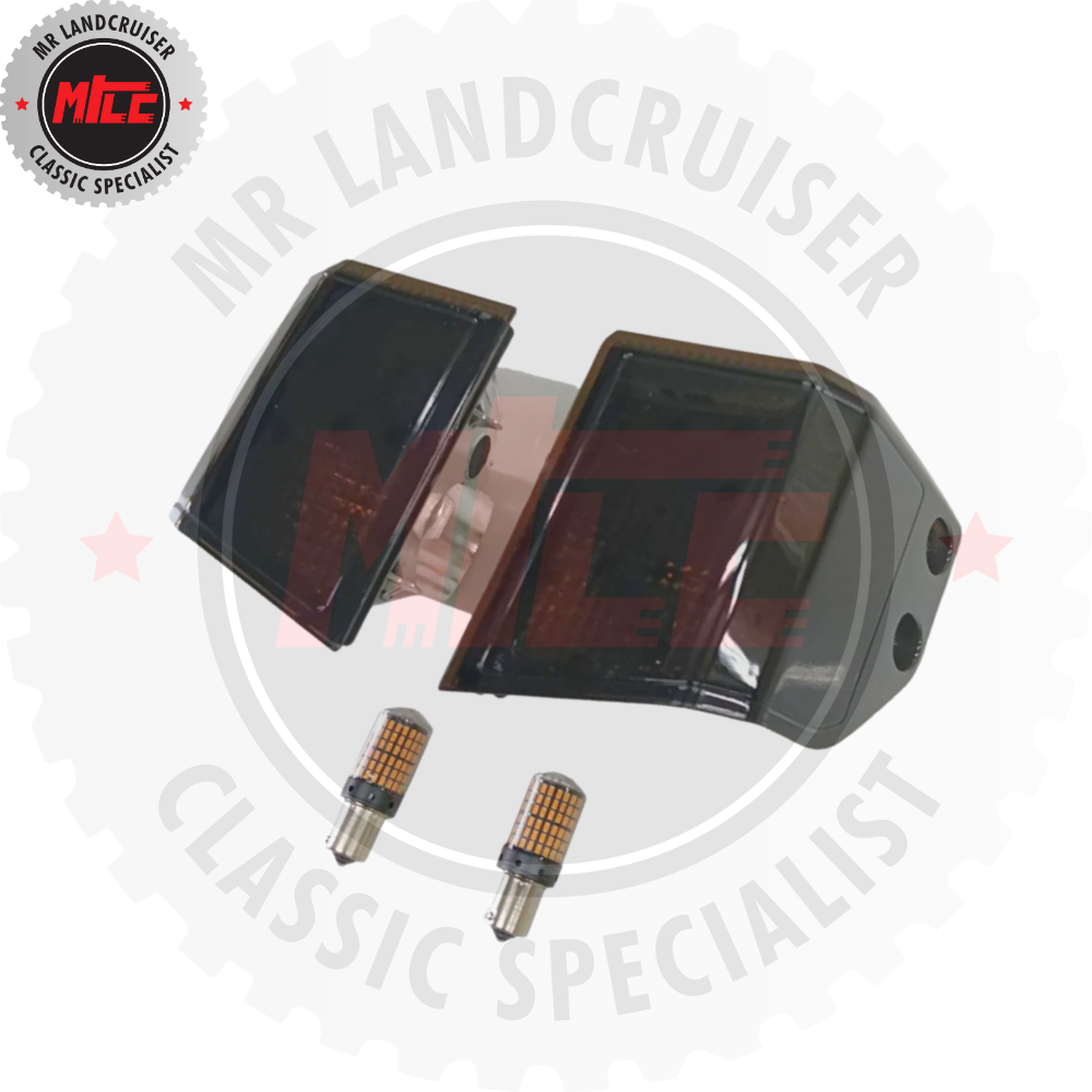 Front Corner Indicator Black Lense suits 79 Series Toyota Landcruiser