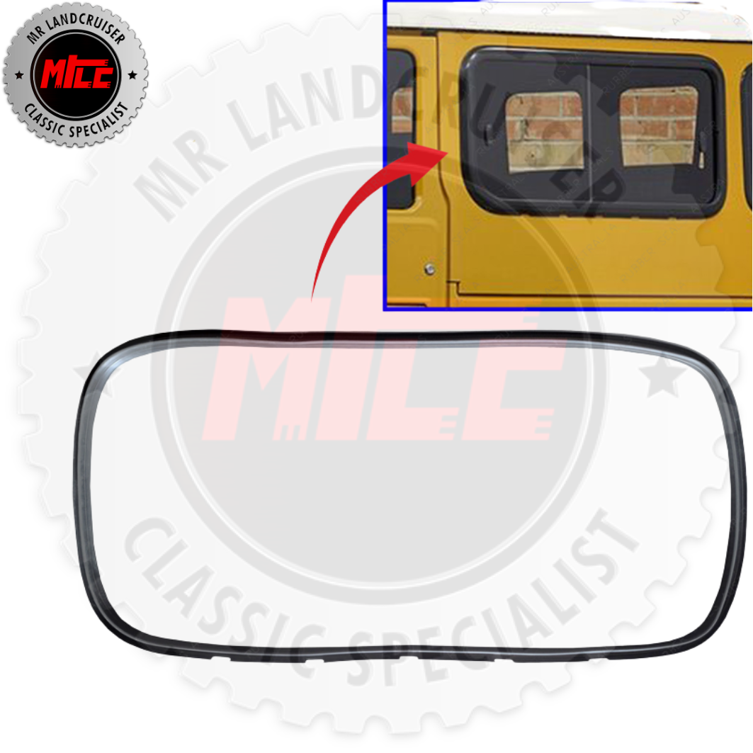 Cargo Sliding Glass Outer Frame to Body Seal suits 40 Series Toyota Landcruiser SWB & Troopy 1969 - 1984