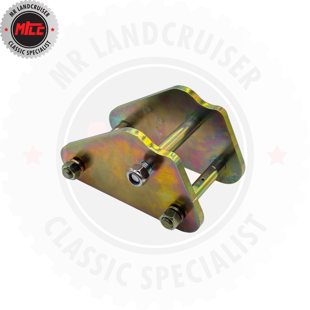 Anti-Inversion Extended Shackles 2 Inch (50mm) Suits Toyota Landcruiser 40 Series