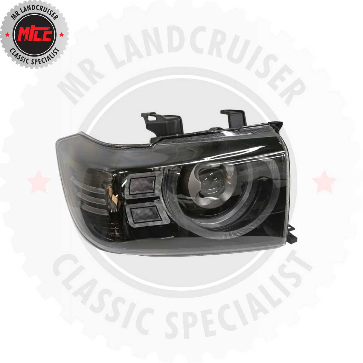 right LED Headlight Assembly Suits for 79 Series Toyota Landcruiser