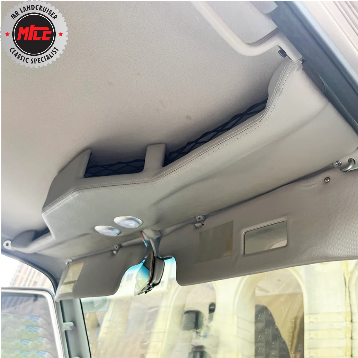 installed Roof Console Aftermarket suits 70 Series Toyota Landcruiser