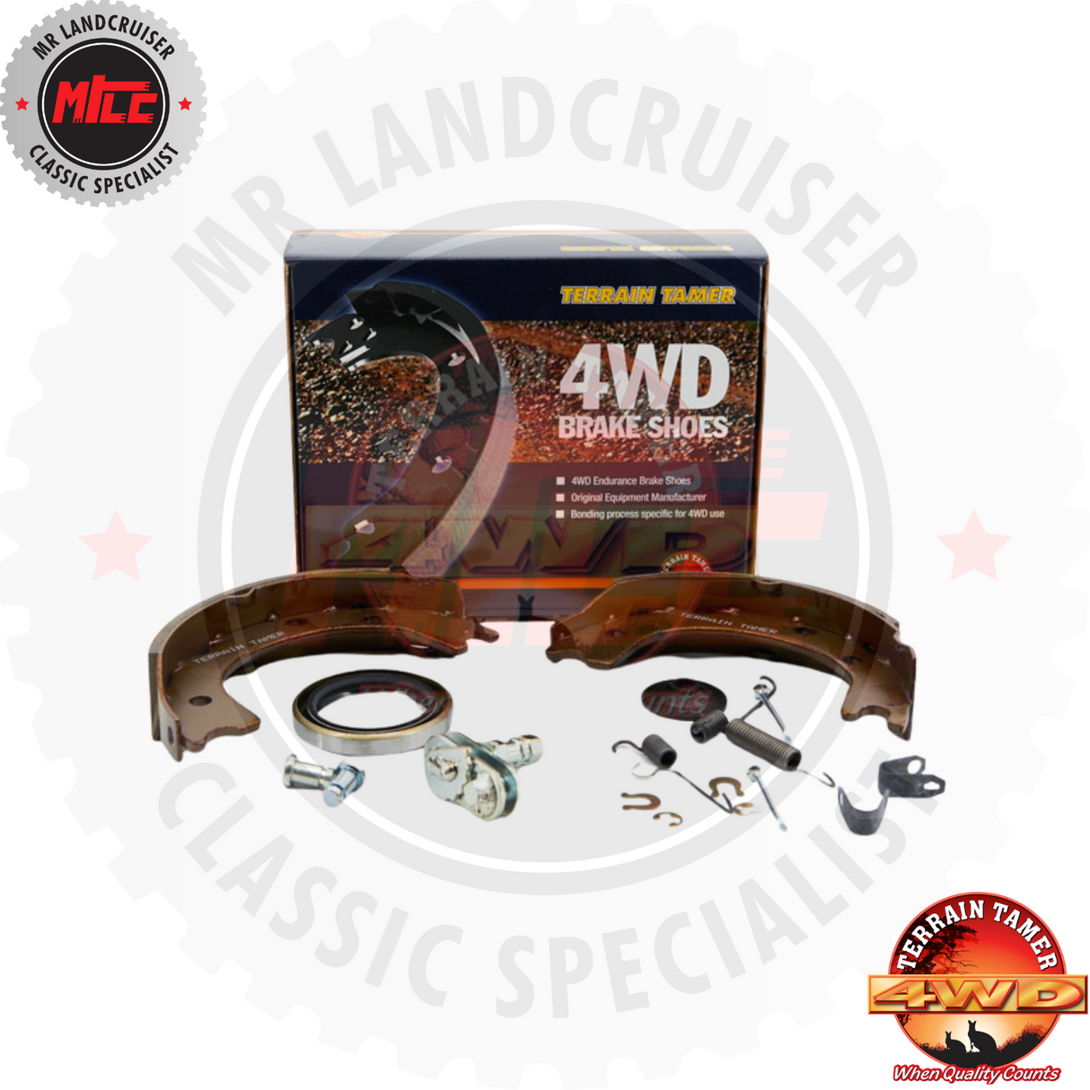 Handbrake Shoe & Minor Parts Kit suits BJ40 Toyota Landcruiser 2/1972 - 12/1984